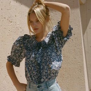 Doen Quincy Blouse Top small S